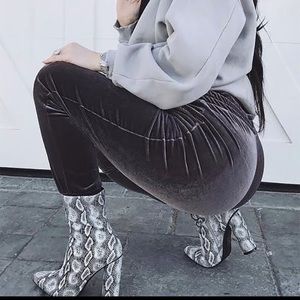 Snake skin boots